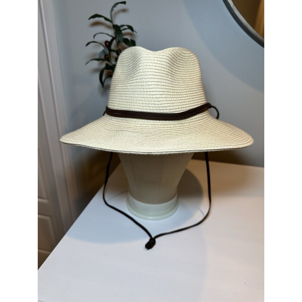 FURTALK Straw Beach Hat Wide Brim Sun Hat Women’s Medium (21”) Packable Fedora